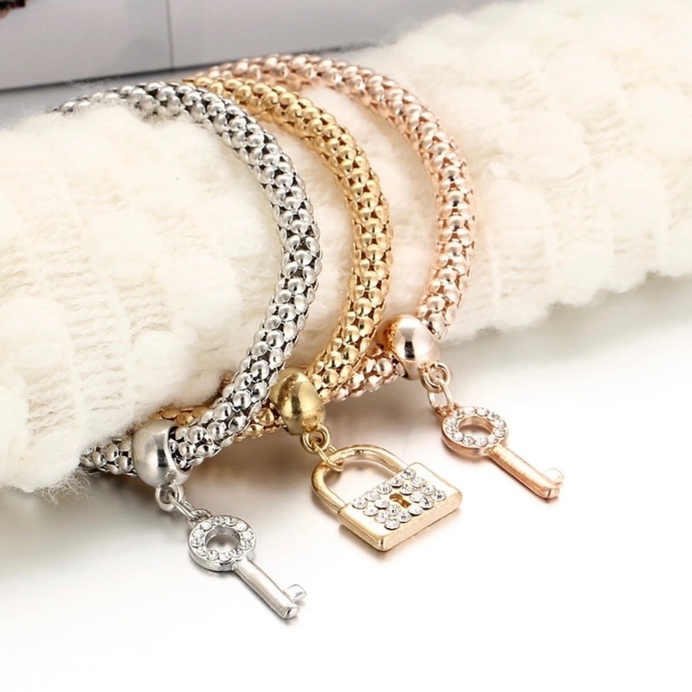 3PC Charm Bracelet Bundle - NWT - Picture 2 of 6